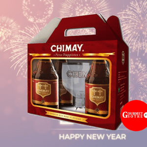Hộp quà bia Chimay đỏ nhập khẩu chai 330ml