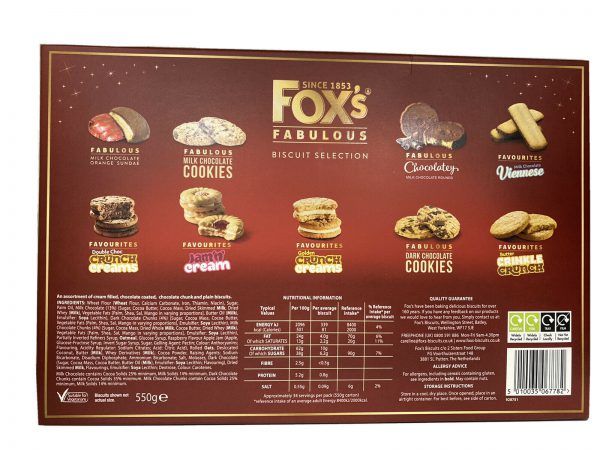 Bánh Quy Fox's Fabulously Biscuit Selection 550g